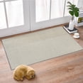 thumbnail image 5 of Woven Textured Washable Area Rug, Non Slip Pet Friendly Rug, Stain Resistant Low Pile Indoor Carpet for Living Room Bedroom Kitchen, Durable Absorbent Non-Shedding Rug for High Traffic Areas, 5 of 5