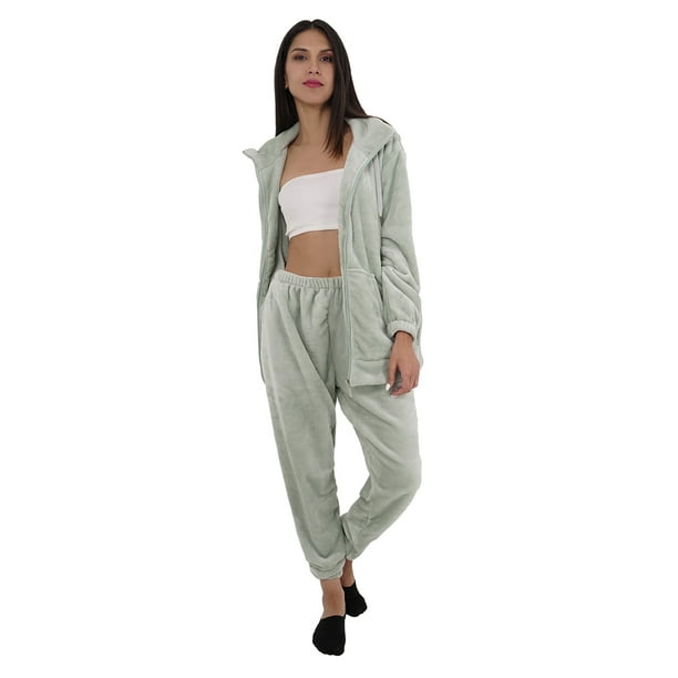 Conjunto pants deportivo para mujer de algodón Verde GAON