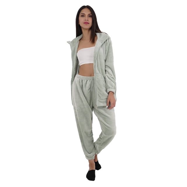 Conjunto pants deportivo para mujer de algodón Verde GAON