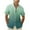 Mens T Shirts Green, variant on Plus Size Mens Shirts S-5X Big & Tall Short Sleeve Button-Down Collared T-Shirts with Pocket Casual Lightweight Gradient Beach Tees Tops