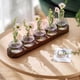 thumbnail image 4 of EstacióN de PropagacióN de Terrario de Plantas, Florero de Vidrio con Bandeja de Madera, Floreros Modernos para Sala de Estar y Oficina, 4 of 5
