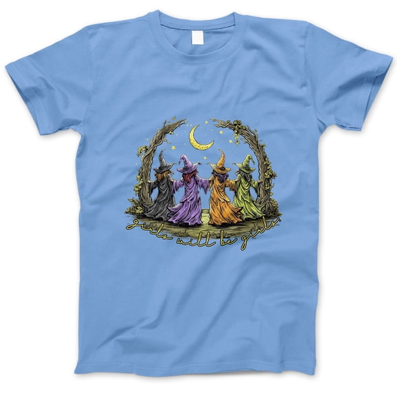 Witches Under the Moon Halloween T-Shirt, Gothic Witch Coven Graphic Tee, Spooky Season Top, Witchy Aesthetic Shirt, Fall Festival Gift