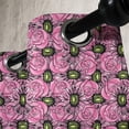 thumbnail image 4 of Ambesonne Garden Art Grommet Curtain, Roses and Gerbera, 50" x 54", Pink Pale Green, 4 of 6