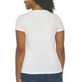 thumbnail image 3 of DKNY Women's Cotton Crew Neck Short Sleeve Tee (1679439), 3 of 8