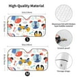 thumbnail image 3 of XMXT Car Sun Shade Windshield, Cartoon Colorful Dogs Design Sunshade for Car Windshield Sun Shades for Car SUV Truck, m, 3 of 9