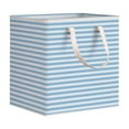 thumbnail image 1 of Fabric Storage Bag, Fabric Storage Basket, Folding Dirty Clothes Basket, Striped Dirty Clothes, Cotton Quilt, Moving, 1 of 2