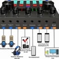 thumbnail image 2 of Podcast Equipment Bundle, V8s Audio Interface With All In One Live Sound Card And BM800 Condenser Microphone, Podcast Microphone, Perfect For Recordin, 2 of 5