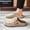 Sand color, variant on Men Skeleton Pattern Buckle Strap Mule Slippers Flat Casual Shoes