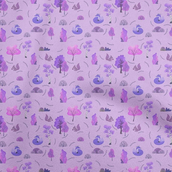 oneOone Silk Tabby Dusty Purple Fabric Autumn Diy Clothing Quilting Fabric Print Fabric By Yard 42 Inch Wide