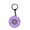 Purple, variant on Fitness Keychain Pendant Rubber Metal Workout Barbell Weight Lifting Pendant Gym Keyring Exercise Gift Reminder