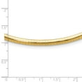 thumbnail image 4 of 14K Yellow Gold Omega Chain Necklace 4 mm Domed 17 inch, 4 of 4