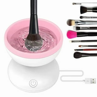 2024 New Brushly Cosmetic Brush Cleaner, Brushy Makeup Brush Cleaner Deep  Cleaning USB Powered, Automatic Spinning Makeup Brush Cleaner Fit For All  Size Makeup Brush 