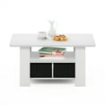 thumbnail image 5 of Furinno Andrey Coffee Table with Bin Drawer, White/Black, 5 of 7
