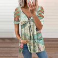 thumbnail image 2 of Top con cremallera y cuello en V de manga corta con hombros descubiertos para mujer con blusa recortada Pompotops  hkajfhjk466152, 2 of 4