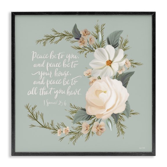 Stupell Industries French Country Black Framed Giclee Art, 12 x 12, by Hollihocks Art