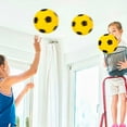 thumbnail image 2 of Mute Kids Foam Mini Soccer Ball - Youth Soft Mini Foam Soccer Ball - 9.4" Indoor + Outdoor for Kids - Fun Toy for Practice + Games(Yellow), 2 of 6
