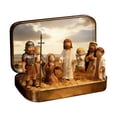 thumbnail image 6 of hulanddfd 2 Pack Mini Nativity Set in Tin Box, Portable Pocket Nativity Scene Figurines Display Tin Cases for Tabletop Mantel Shelf Decor Easter Party Supplies and Religious Gift, 6 of 8