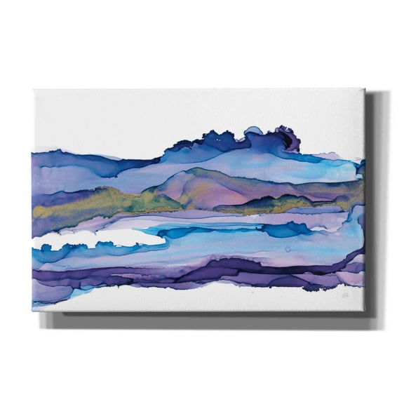 Epic Graffiti 'Coastal Ink II' by Chris Paschke, Canvas Wall Art, 18"x12"