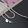 thumbnail image 3 of Sonducket Cadena de 2,0 MM, collar Chapado en plata, cobre, no alérgico, cadena para el cuello para hombres y mujeres, regalo de joyería Ropa, zapatos y accesorios Miscelánea plata 20 pulgadas = 50 cm, 3 of 6