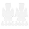 thumbnail image 6 of Zcyifa Crystal Display Stand 10pcs Stone Craft Display Holder Rhinestone Showcase Rack Clear Acrylic Display Stand, 6 of 10