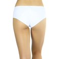 thumbnail image 2 of ToBeInStyle Women's Micro Mini Shorts - White, 2 of 5