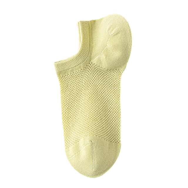 WZXFASHION Candy Colored Socks For Spring And Summer Boneless Boat Socks Clothing Shoes & Accessories Mint Green One Size