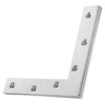 4 Pcs Corner Connector Mending Plate Flat Metal Plates Brace Stainless Steel Bracket Fixture