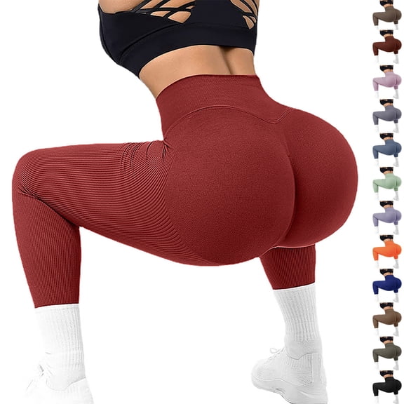 Kelon Women's Legging, Yoga Leggings High Waisted Soft Tummy Control Workout Running Yoga Leggings for Women, S