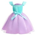 thumbnail image 2 of SUEE Mermaid Costume Princess Dress for Girls, Ariel Cosplay Sleeveless Dress, Halloween Ouftit for 3-10 Year, 2 of 7