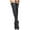 Dark Gray, variant on HNMKIU Elegant Lace Knit High Thigh Stockings for Women and Girls Long Warm Knee Socks Over The Knee Thermal Stockings Black,One Size
