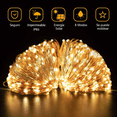 thumbnail image 2 of Serie Luces Solares Exterior 240 Led 26 Meters 2pack, 2 of 4