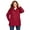 Classic Red, variant on Plus Size Petite Fleece-Lined Taslon Anorak