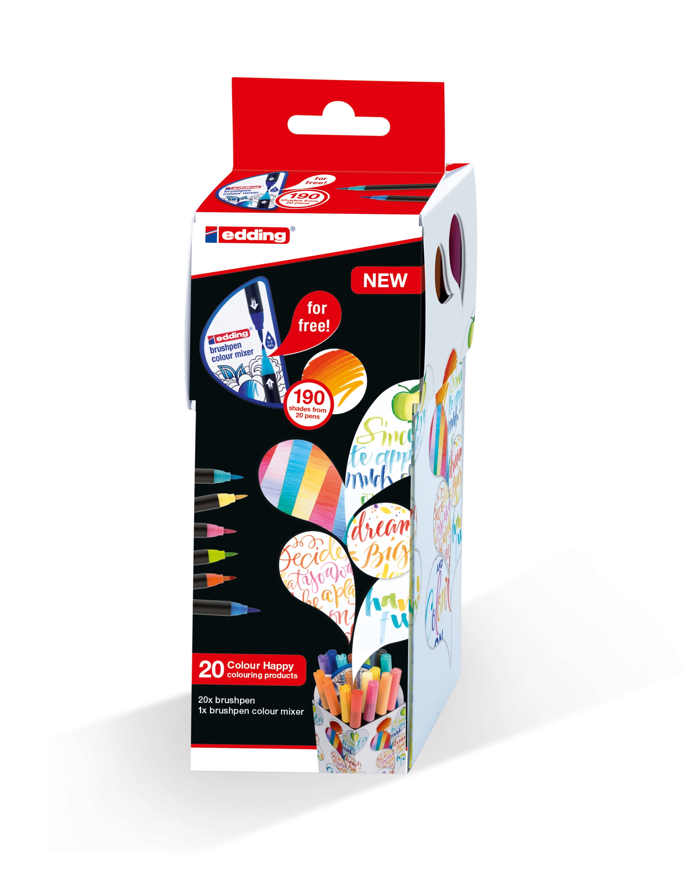 edding Color Happy Set, 20-Pens Plus Color Mixer, Other