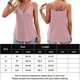 thumbnail image 2 of Blusa Mangas Largas Top Mujer Camisola con ojales Dobladillo fluido Sin mangas Camisas de verano Kuymtek Rosa T S para Mujer, 2 of 8