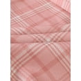thumbnail image 5 of DARING DIVA Women's Tartan Plaid Pants Elastic Waist Straight Trousers XL Pink, 5 of 6