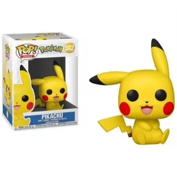 FUNKO POP Game Pokemon Anime Character CUBONE 596 # Vaporeon 627 # Raichu 645 # Mew643 # Vinyl Action Figure Collection Toy Gift