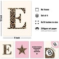 thumbnail image 2 of Aingg Preppy Pink Leopard Cheetah Room Decor Y2K Cheetah Posters for College Dorm Wall Art Prints 4Pcs,itial P Personalized Pink Lucky 8 Ball Poster for Teen Girls Bedroom Bathroom Unframed, 2 of 6