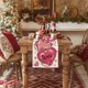 thumbnail image 5 of Camino de mesa de San Valentín, mantel supersuave para catering, bodas, cocinas, fiestas, vacaciones, picnics, decoración del hogar, 13 x 72 pulgadas de largo, textura romántica con corazón artístico,, 5 of 6