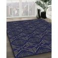 thumbnail image 2 of Ahgly Company Indoor Rectangle Patterned Blue Novelty Area Rugs, 2' x 5', 2 of 6