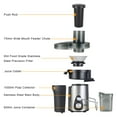 thumbnail image 2 of Black Juicer Ultra Power, Easy Clean Extractor Press Centrifugal Juicing Machine, Wide 3" Feed Chute for Whole Fruit Vegetable, Anti-drip, High Quality, Large, 2 of 7