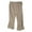 Coffee, variant on AherBiu Baby Girl Clothes Full Length Elastic Waist Toddler Flare Pants Ribbed Casual Infant Bell Bottoms