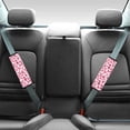 thumbnail image 2 of Renewold Car Seat Belt Pads for Men Women, Soft Seat Belt Shoulder Strap Cover Universal Fit Most Sedans SUV Truck, 2 Pack, Leopard Print Light Pink, 2 of 6