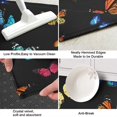 thumbnail image 3 of Black Blue Orange Butterfly Pattern Kitchen Rug Mat,Kitchen Runner Rugs Non Skid Washable,Decorative Kitchen Floor Mats for Kitchen,Sink,Laundry,17"X47", 3 of 5