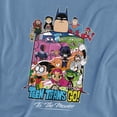 thumbnail image 2 of Teen Titans Go to The Movies Hollywood Women's T Shirt, Carolina Blue, X-Large, 2 of 6