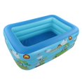thumbnail image 2 of Inflatable Pool Zoo Print Quadrate Family Inflatable Pool for Kids Toddlers Adults Outdoor Garden Backyard, 2 of 4
