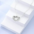 thumbnail image 2 of 925 Sterling Silver Necklace For Women Heart Pendant Necklace Moon Pendant Necklace Colorful Cubic Zirconia Pendant With Chain Necklace Various Dainty Necklaces For Women[o889], 2 of 2