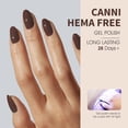 thumbnail image 3 of Set de esmaltes de uñas en gel CANNI, 9 ml, sin hemas, blanco y negro, otoño, 6 unidades, 3 of 9