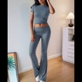 thumbnail image 4 of Pantalón de Traje de Corta, Corte Entallado, Color Liso, Gris y Azul, Talla XXS, 4 of 10