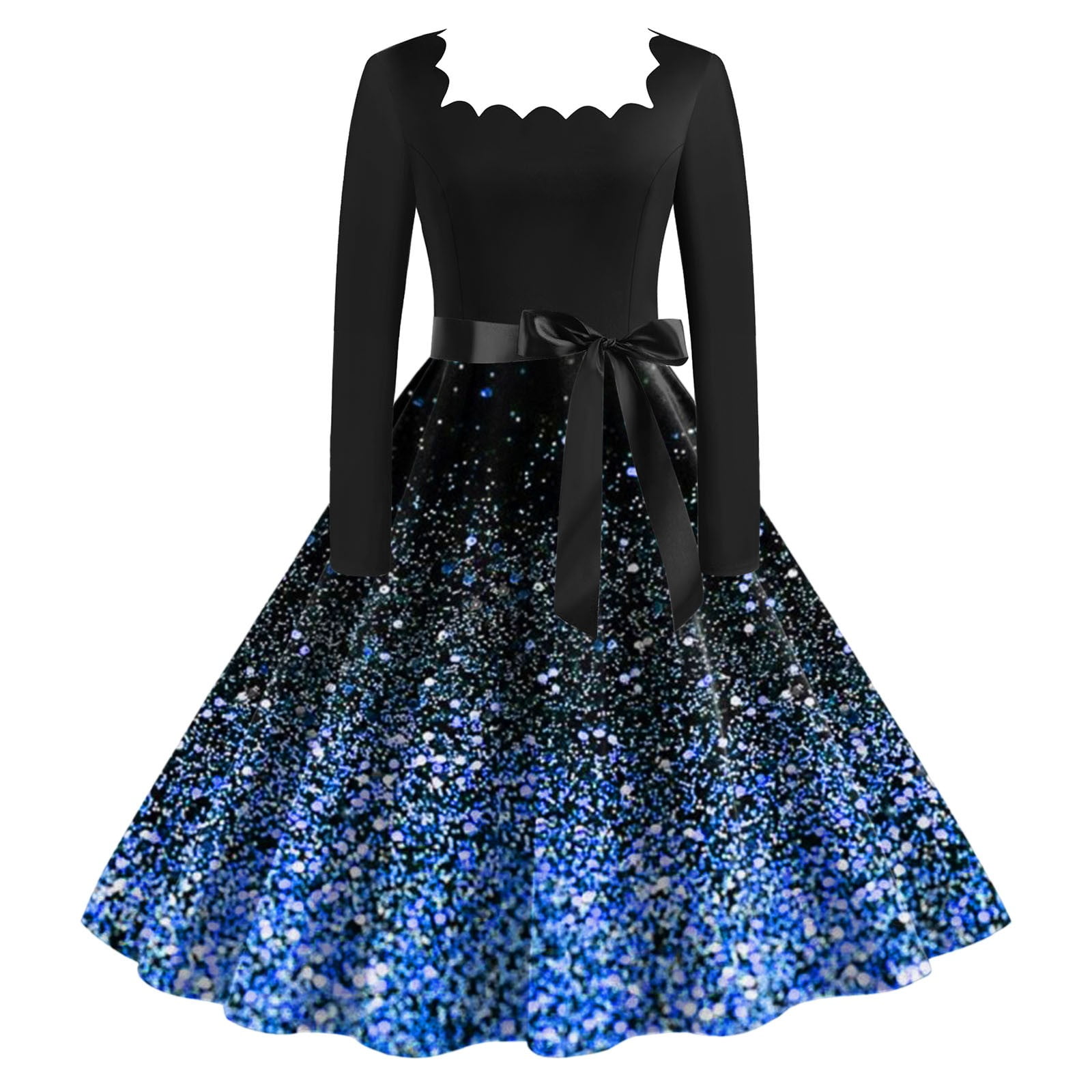 sachin and babi light blue dress Graduation Dresses for Mothers main image 0