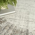 thumbnail image 6 of Nourison Elation Modern Abstract Ivory Grey 5'3" x round Area Rug, (5 Round), 6 of 8